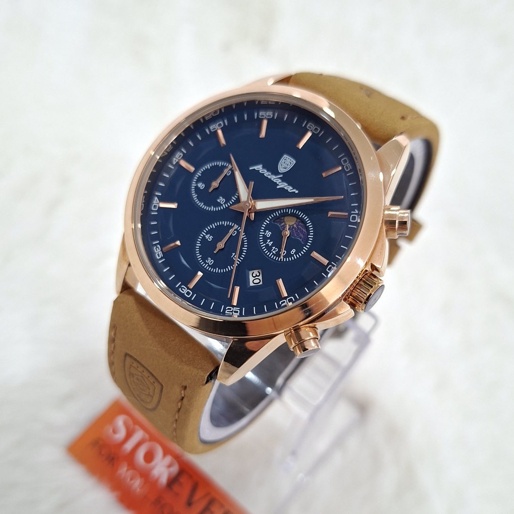 Poedagar P928 bracelet cuire - : اللون: أزرق