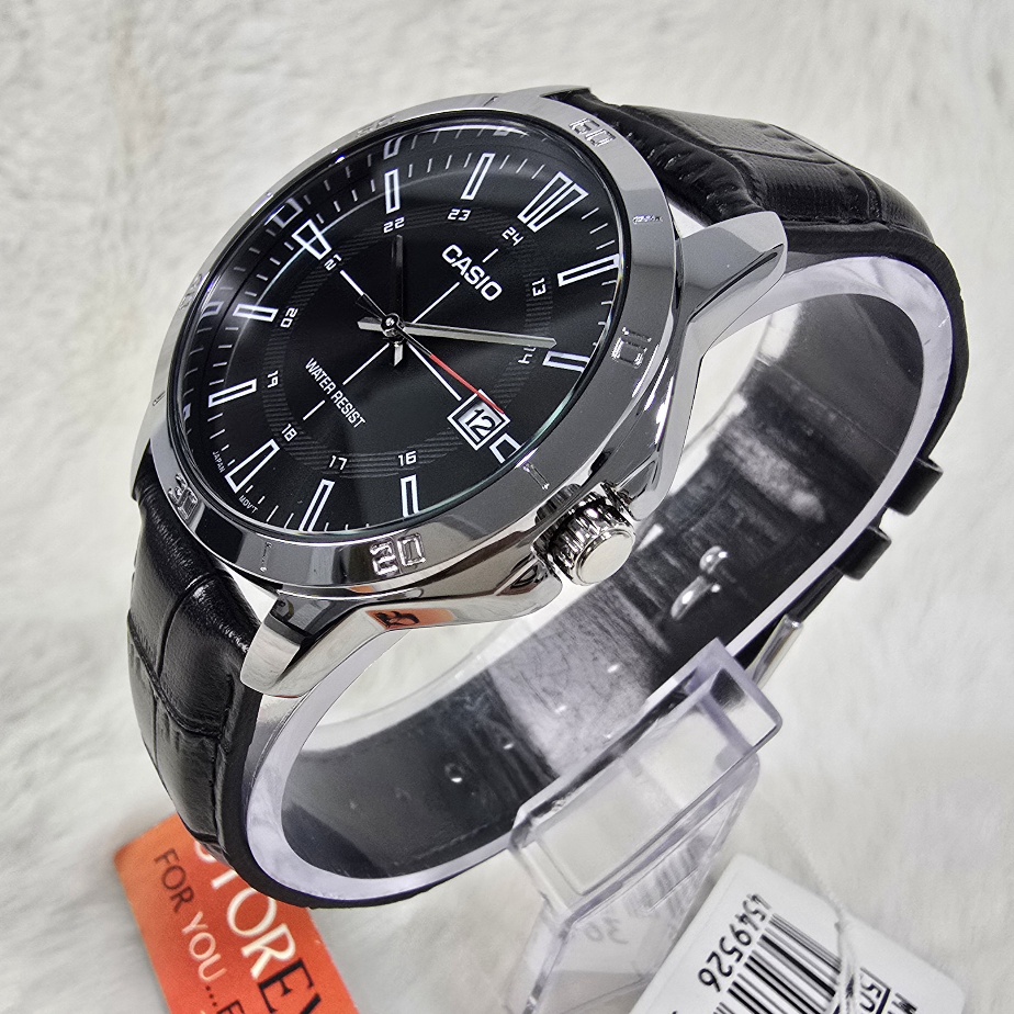 Casio MTP V004L - : اللون: أسود