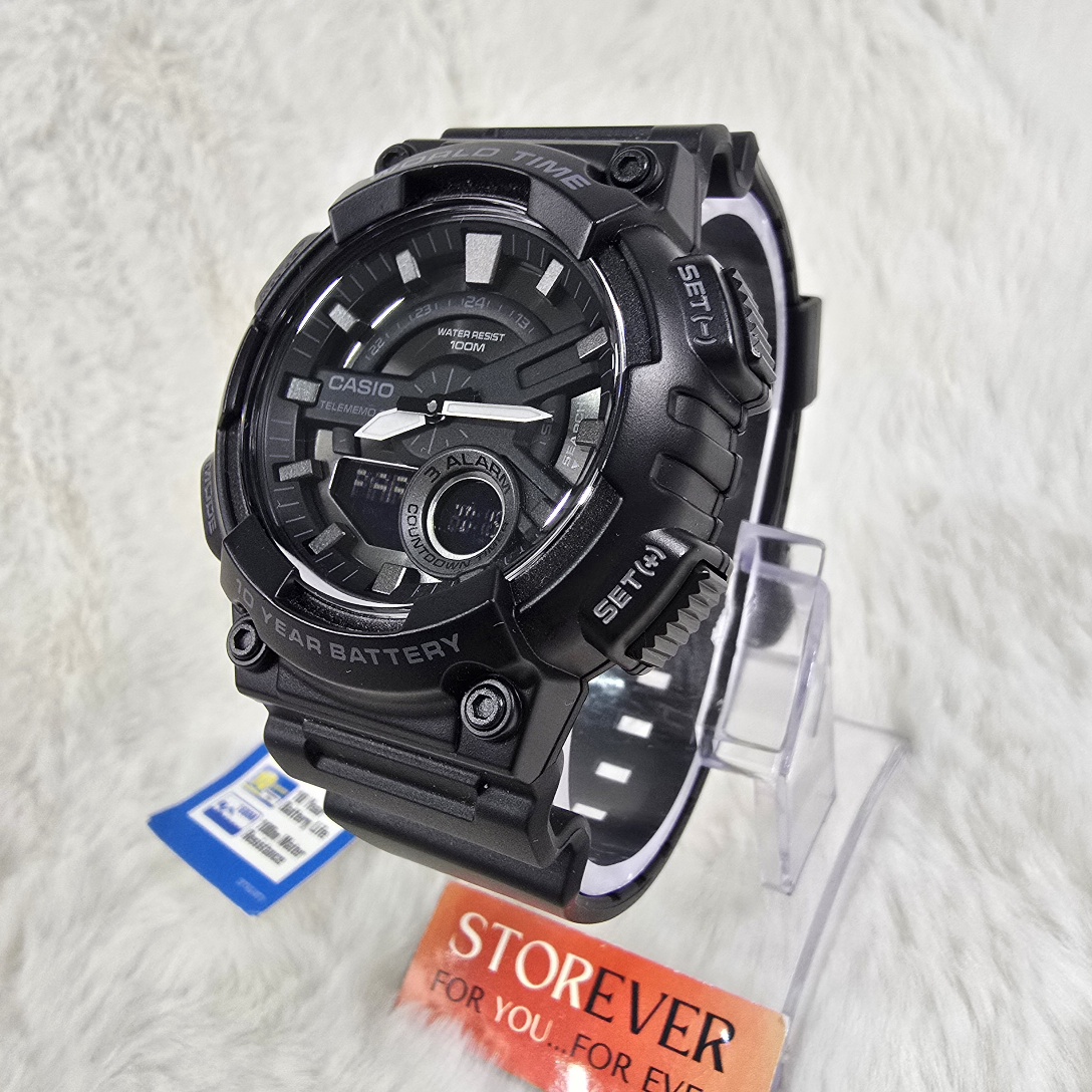 Casio AEQ 110W - : اللون: أسود