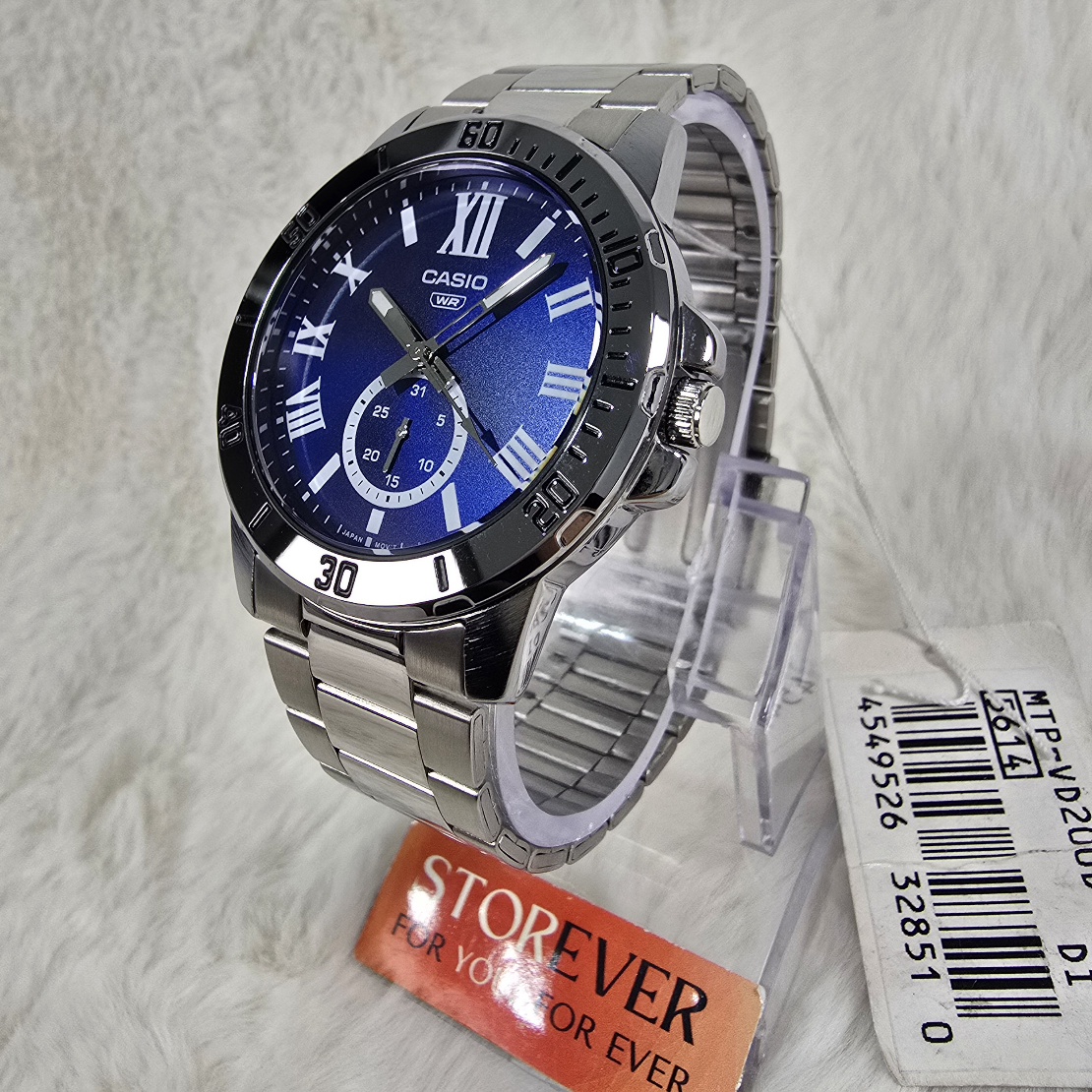 Casio MTP VD200D - : اللون: أزرق