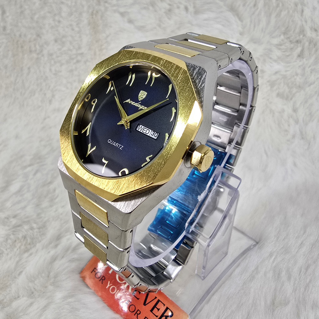 Poedagar 830B Arabic Dial - : اللون: ذهبي أزرق
