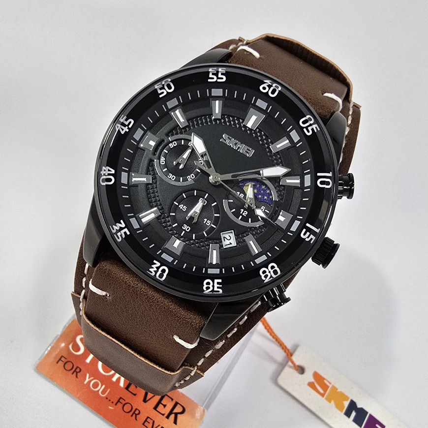 Skmei 9249 Chrono - : اللون: بني