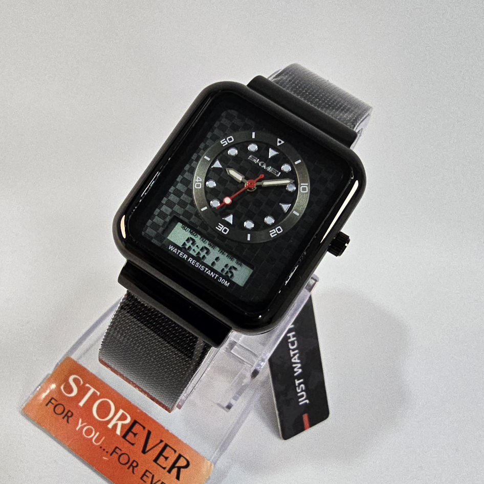 Skmei 2466 Double montre - : اللون: أسود