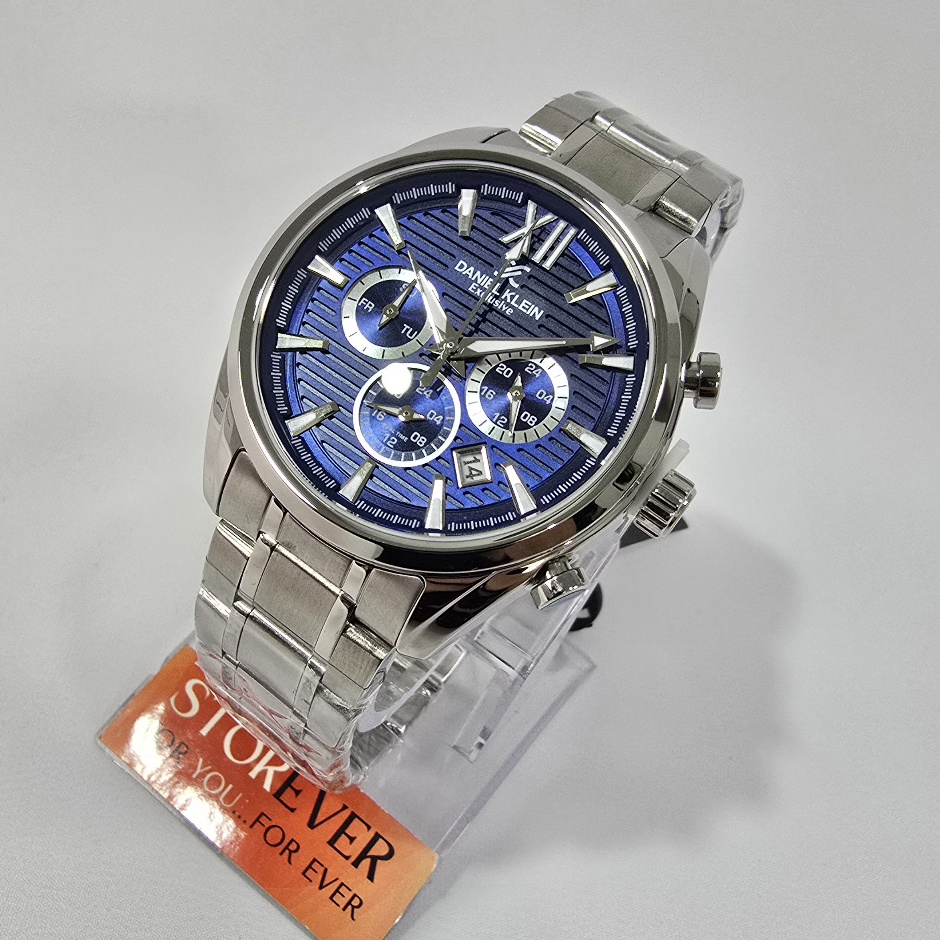Daniel Klein 1-14354 DUAL TIME - : اللون: أزرق