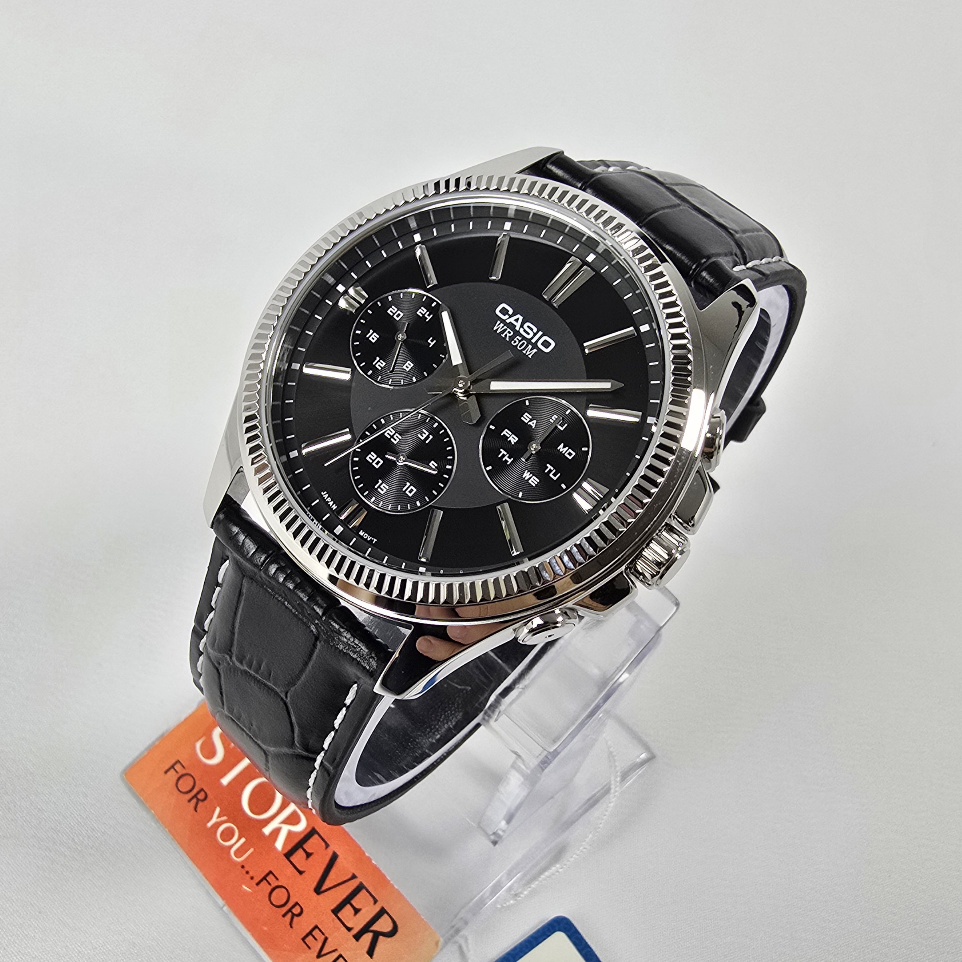 Casio MTP 1375L - : اللون: أسود
