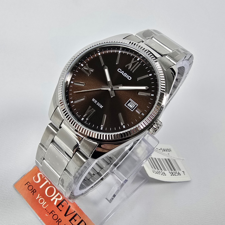 Casio MTP 1302D - : اللون: بني