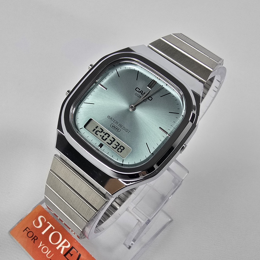 Casio AQ 240E - : اللون: أزرق سماوي