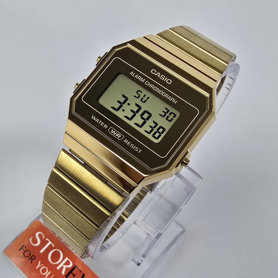 Casio A700WEVG - : اللون: ذهبي