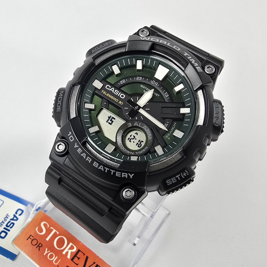 Casio AEQ 110W - : اللون: أخضر
