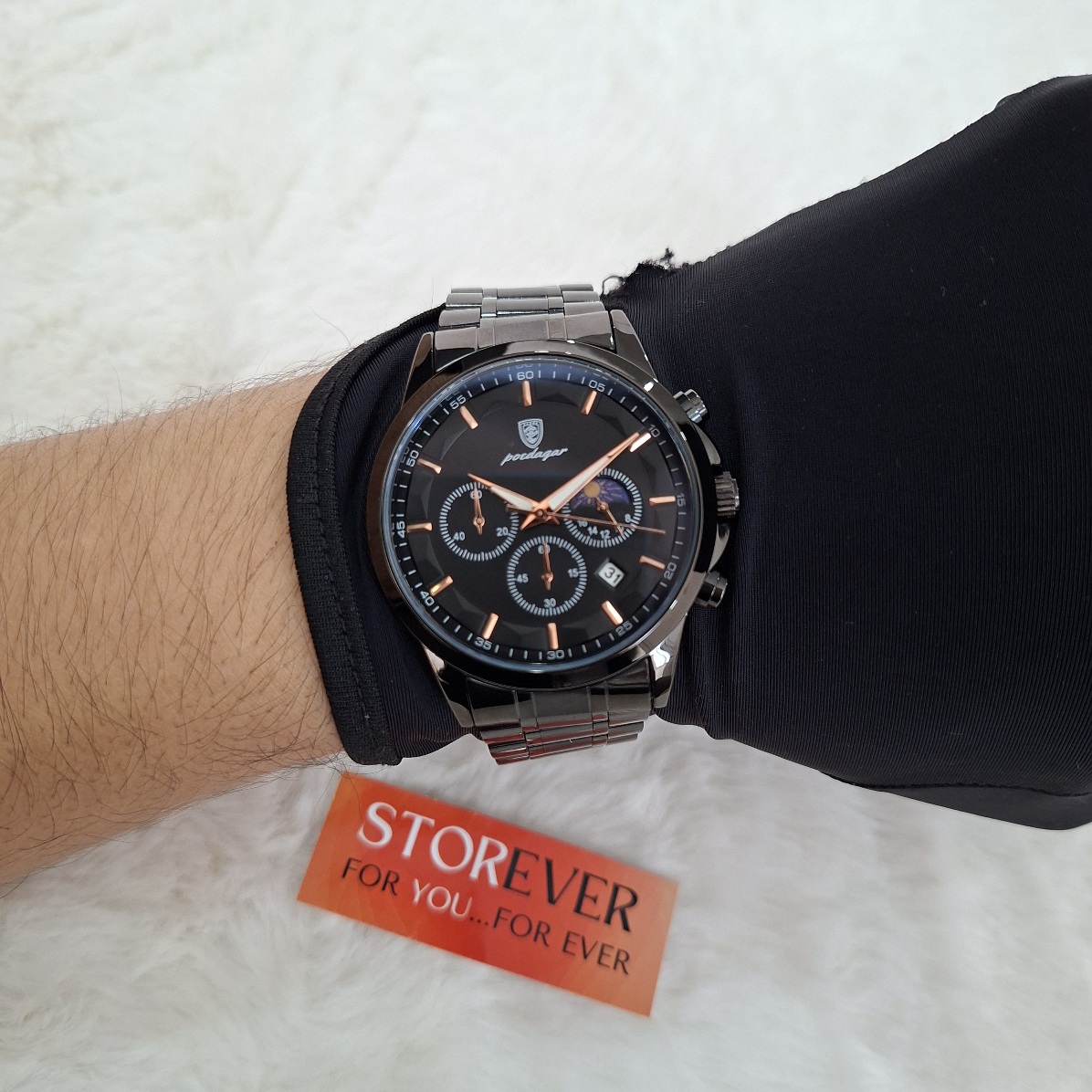 Poedagar P928 bracelet métallique 