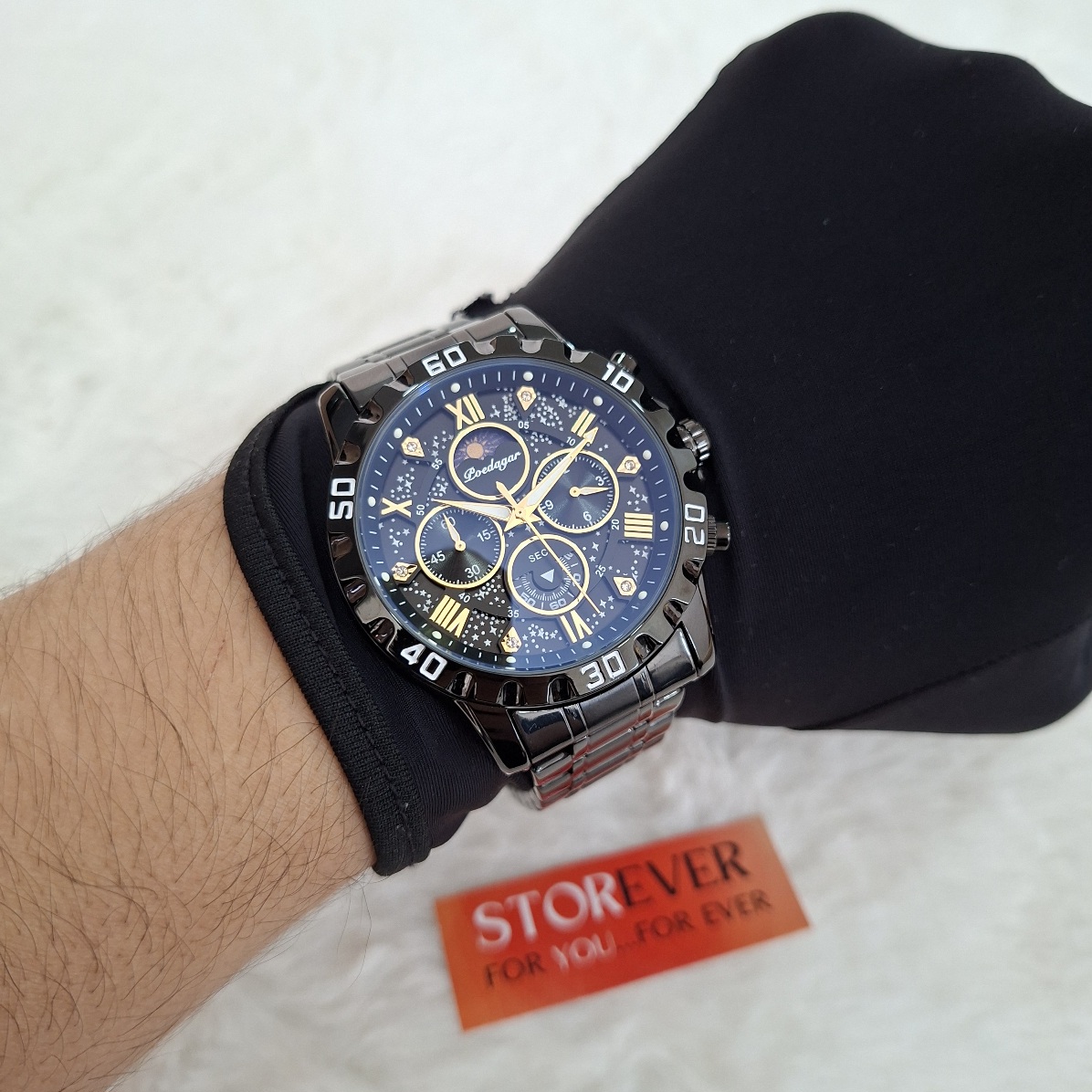 Poedagar P928 bracelet métallique 